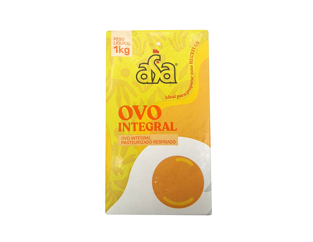 OVO INTEGRAL PASTEURIZADO RESFRIADO ASA 1 KG (CX 12 UN)